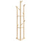 Kapstok met haken en schappen 39x33x166 cm bamboe