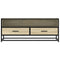 Tv-meubel 100x34,5x40cm bewerkt hout metaal sonoma eikenkleurig