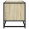 Tv-meubel 100x34,5x40cm bewerkt hout metaal sonoma eikenkleurig