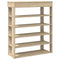 Schoenenrek 80x30x98 cm bewerkt hout sonoma eikenkleurig