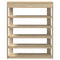Schoenenrek 80x30x98 cm bewerkt hout sonoma eikenkleurig