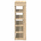 Schoenenrek 80x30x98 cm bewerkt hout sonoma eikenkleurig