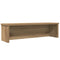 Keukenrekken stapelbaar 2 st 60x15x16 cm artisanaal eikenkleur