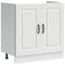 Spoelbakonderkast Kalmar 80x46x81,5 cm bewerkt hout wit