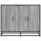Dressoir 94x35x76 cm bewerkt hout grijs sonoma eikenkleurig