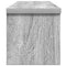 Keukenrekken stapelbaar 2 st 60x15x16 cm grijs sonoma eiken