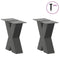 Salontafelpoten 2 st X-vormig 40x(30-31) cm staal antraciet