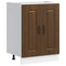 Spoelbakonderkast Kalmar 60x46x81,5 cm hout bruin eikenkleurig