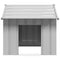 Hondenhok met dak 85x107x81 cm gegalvaniseerd staal