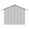 Hondenhok met dak 85x107x81 cm gegalvaniseerd staal