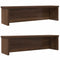 Keukenrekken stapelbaar 2 st 60x15x16 cm bruin eikenkleur