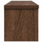 Keukenrekken stapelbaar 2 st 60x15x16 cm bruin eikenkleur