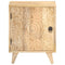Nachtkastje bewerkt 40x30x50 cm massief mangohout