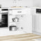 Keuken onderkast Kalmar bewerkt hout wit