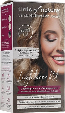 Tints Of Nature Lightener For Medium Brown To Blonde Hair (50ml+10ml+10ml+25g)