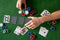 Set poker game - transportkoffer - 300 chips - speelmat