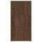 Boekenkast 40x24x77 cm bewerkt hout bruin eikenkleurig