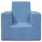 Kinderbank zacht pluche blauw