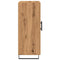 Dressoir 69,5x34x90 cm bewerkt hout artisanaal eikenkleur
