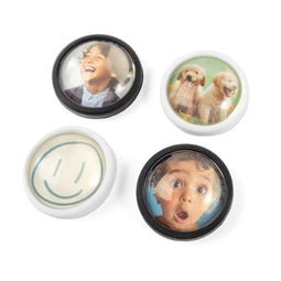 Trendform Magneten DO IT! Ronde - set van 4 - zwart/wit