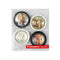 Trendform Magneten DO IT! Ronde - set van 4 - zwart/wit