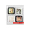 Trendform Magneten DO IT! Vierkant - set van 4 - zwart/wit