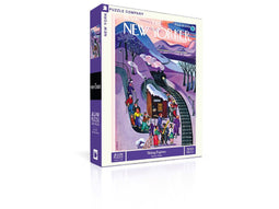 New York Puzzle Company Skiing Express - 500 stukjes
