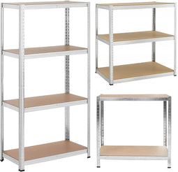 Stellingkast - 180x90x40cm - 5 planken - 175kg draagvermogen