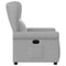 Fauteuil verstelbaar stof wolk grijs