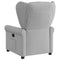 Fauteuil verstelbaar stof wolk grijs