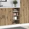 Onderkast 40x44,5x81,5 cm bewerkt hout artisanaal eikenkleur