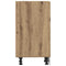 Onderkast 40x44,5x81,5 cm bewerkt hout artisanaal eikenkleur