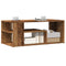 Salontafel 100x50x40 cm bewerkt hout oud houtkleurig
