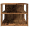 Salontafel 100x50x40 cm bewerkt hout oud houtkleurig