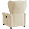 Fauteuil verstelbaar stof crmekleurig