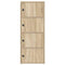 Boekenkast 40x24x102 cm bewerkt hout sonoma eikenkleurig