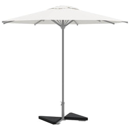 Parasolvoetplaten 2 st driehoekig 14 kg graniet zwart