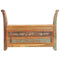 Halbankje 103x33x72 cm massief gerecycled hout
