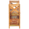 Halbankje 103x33x72 cm massief gerecycled hout