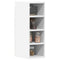 Hangkast 20x29,5x60 cm bewerkt hout wit