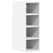 Hangkast 20x29,5x60 cm bewerkt hout wit