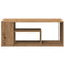 Salontafel 100x50x40 cm bewerkt hout artisanaal eikenkleurig