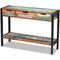 Dressoir 3 lades massief gerecycled hout