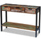 Dressoir 3 lades massief gerecycled hout