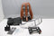 Urban Iki Bio Fietsstoeltje Achter - Framebevestiging - Haniwa Brown/ Bincho Black