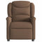 Fauteuil verstelbaar stof bruin