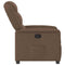 Fauteuil verstelbaar stof bruin