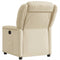 Fauteuil verstelbaar stof crmekleurig