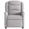 Fauteuil verstelbaar stof wolk grijs