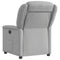Fauteuil verstelbaar stof wolk grijs
